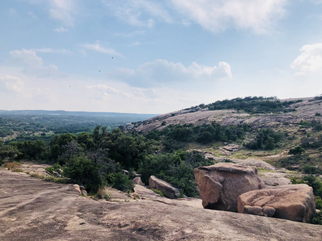View from the Top of Enchanted Rock State Natural Area