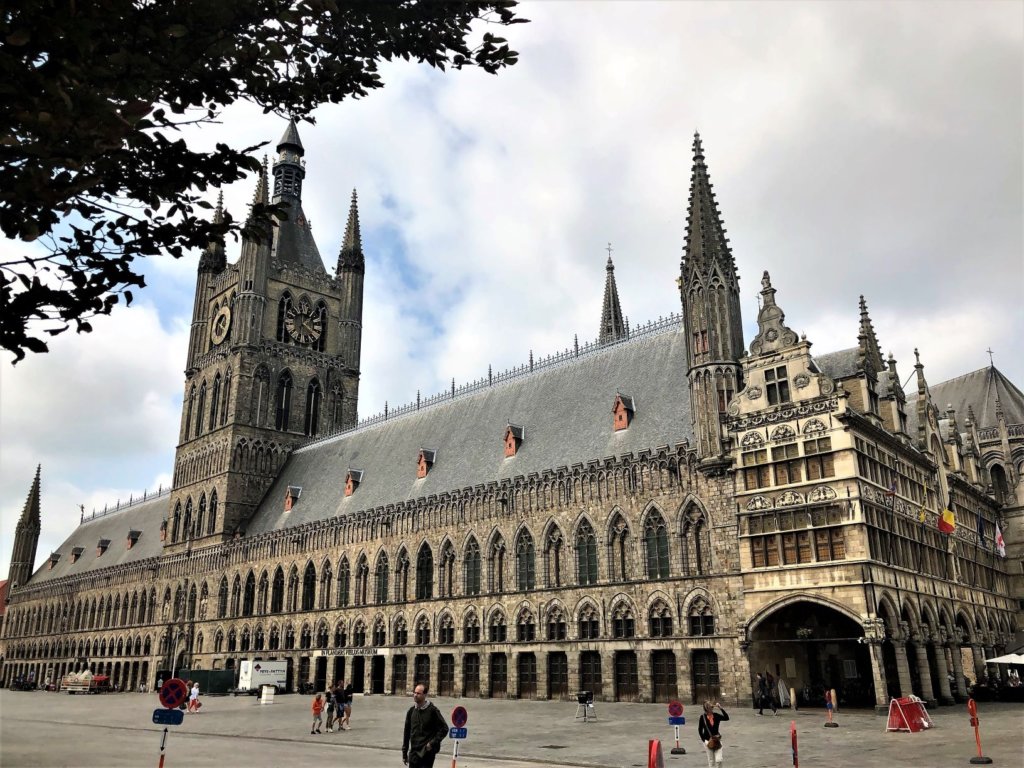 The magnificent Cloth Hall in Ypres houses the In Flanders Fields Museum.