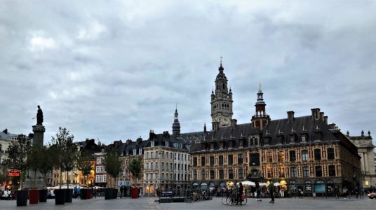 The square in Lille, France.