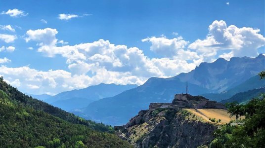 Fort du Chateau in the French Alps