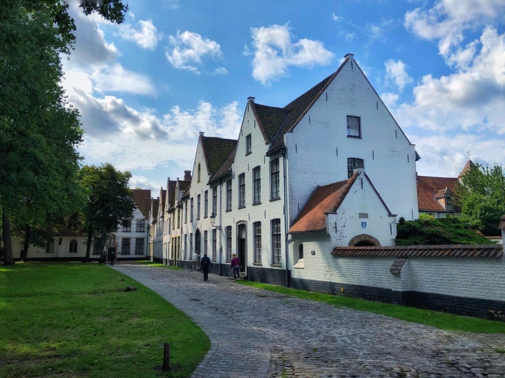 The large beguinage in Bruges, Belgium