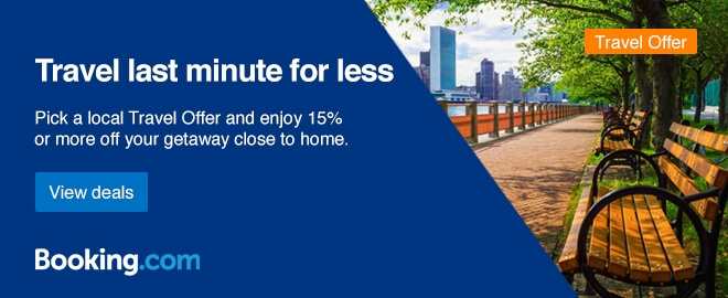 Travel last minute for less deals off local travel close to your home.