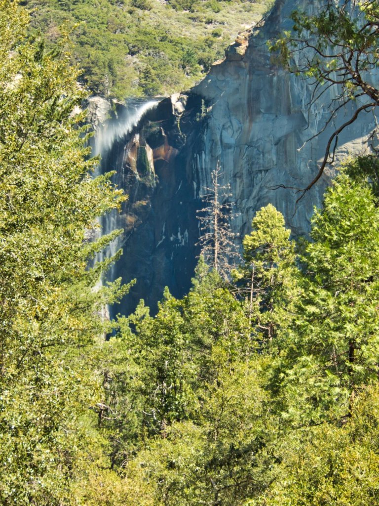 If you plan to do waterfall photography, fall is not the time to visit Yosemite National Park in California. Water levels are generally low and waterfalls can dry up. Bridalveil, runs all year; however, their flow slows to a trickle by fall. #ThingsToDo #AestheticForest