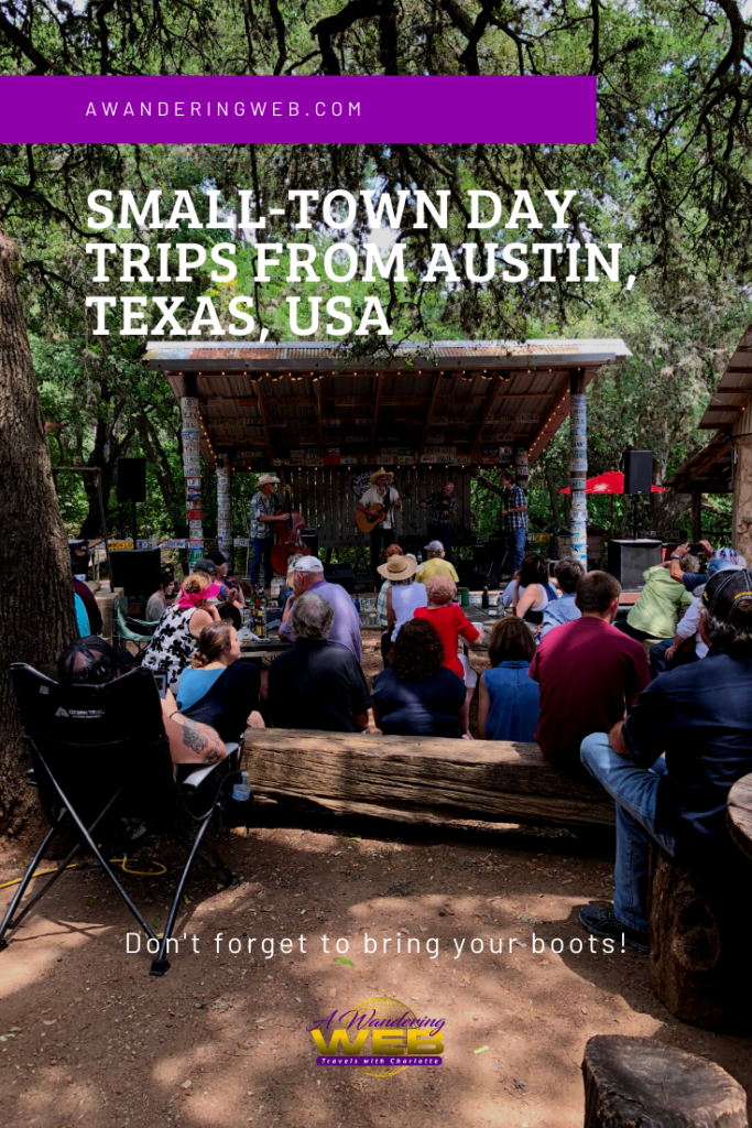Known for its “everybody’s somebody in Luckenbach” attitude, this best tiny Texas town could have its own spot on the small-town day trips from Austin list. Grab a lawn chair and head out to the free music venue where the guitars play daily. Relax under the spreading oak trees and let your cares drift away. #TheRoadLess #aesthetic